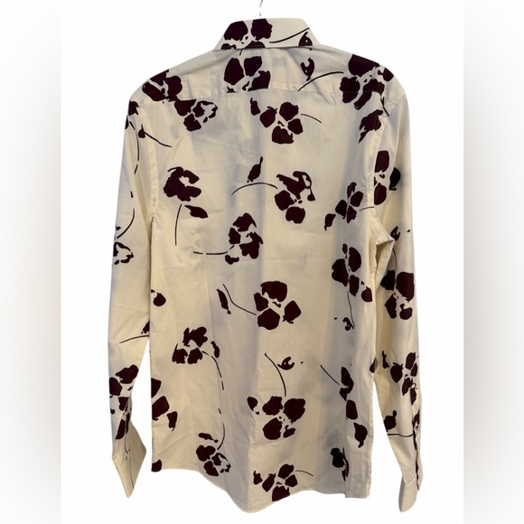 EXPRESS FLOWER PRINT BUTTON DOWN Cotton SHIRT TOP SIZE SMALL SLIM WOMENS - Picture 13 of 13